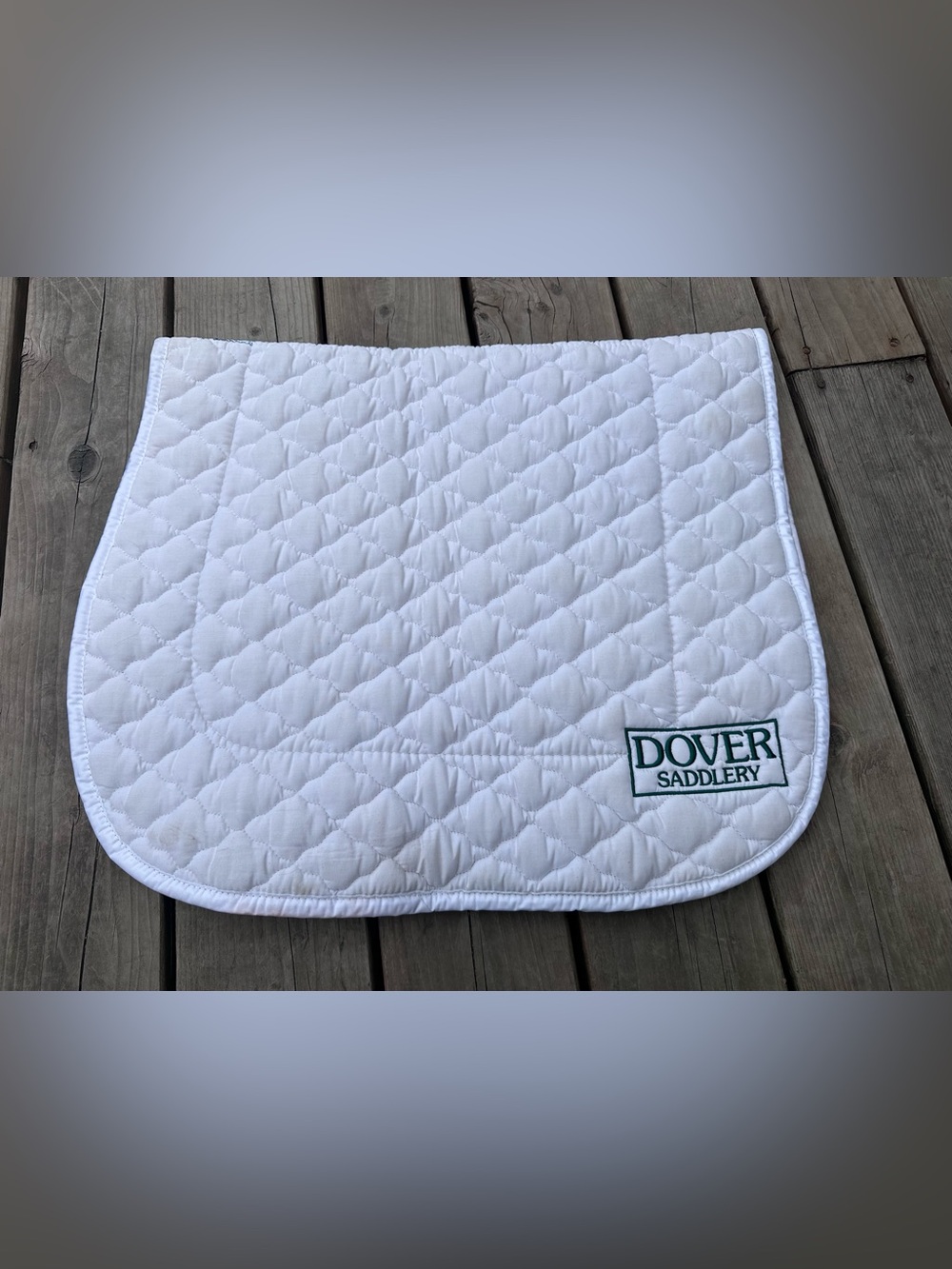 Horse Tack - Wilkers English White Saddle Pad